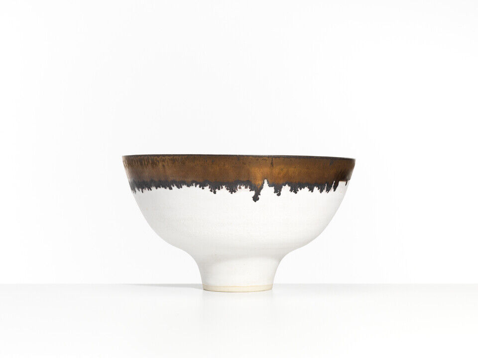 Lucie rie white bowl 0113 01