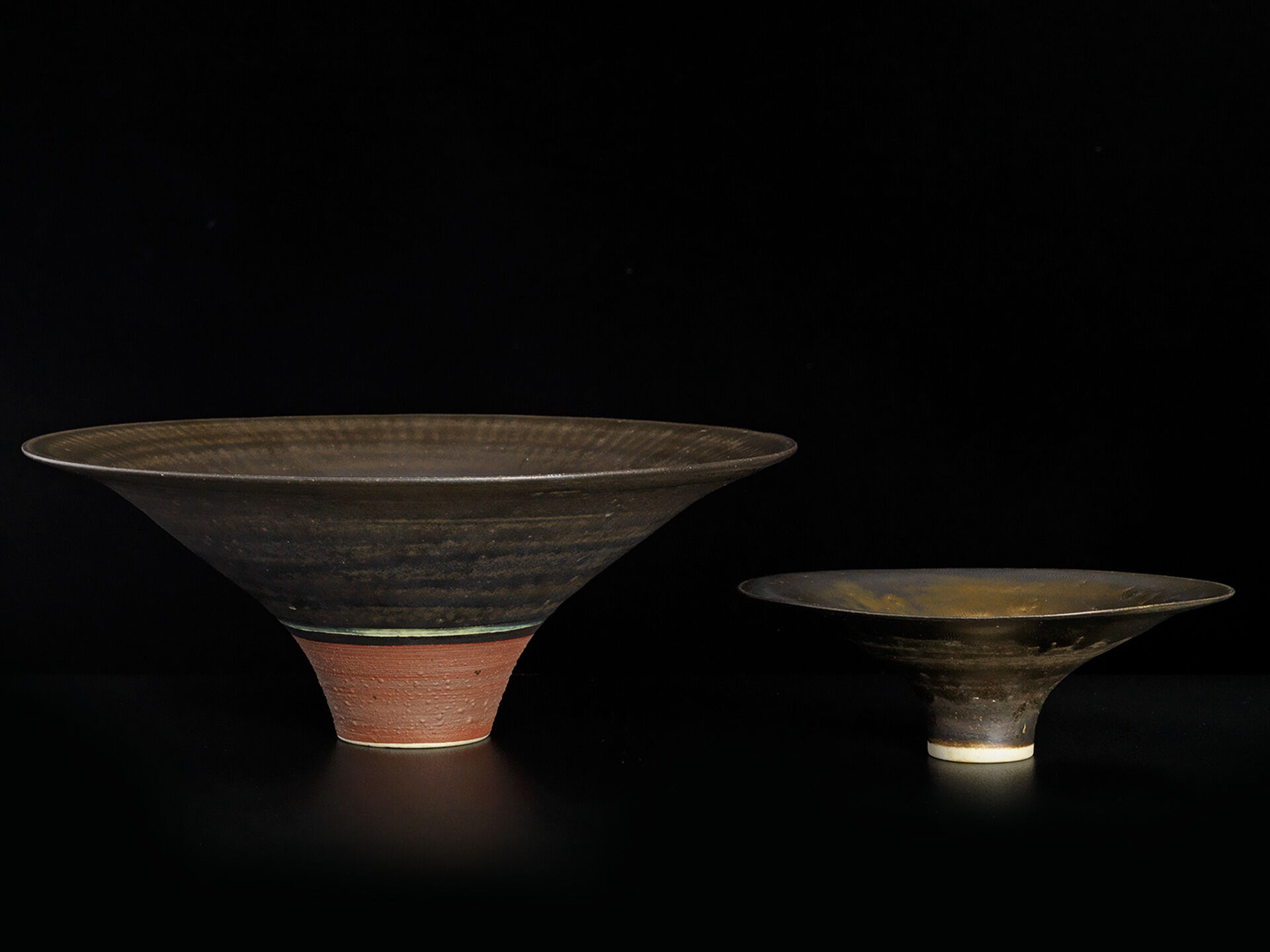 Lucie rie 2018 bronze bowls